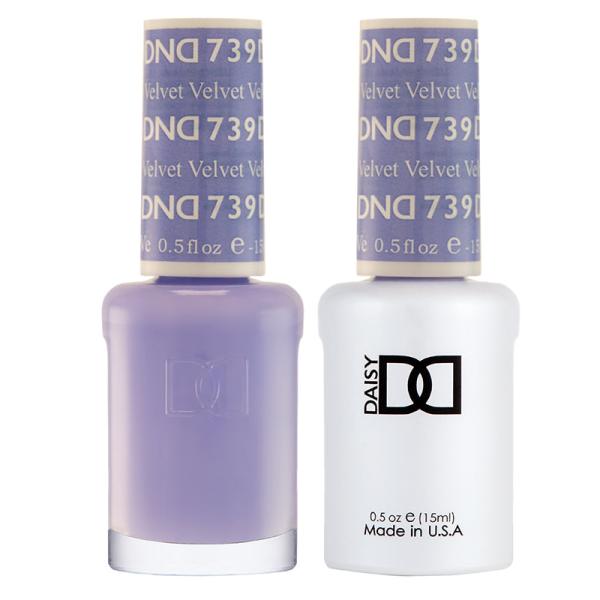 DND DC Gel & Lacquer Duo Velvet #739